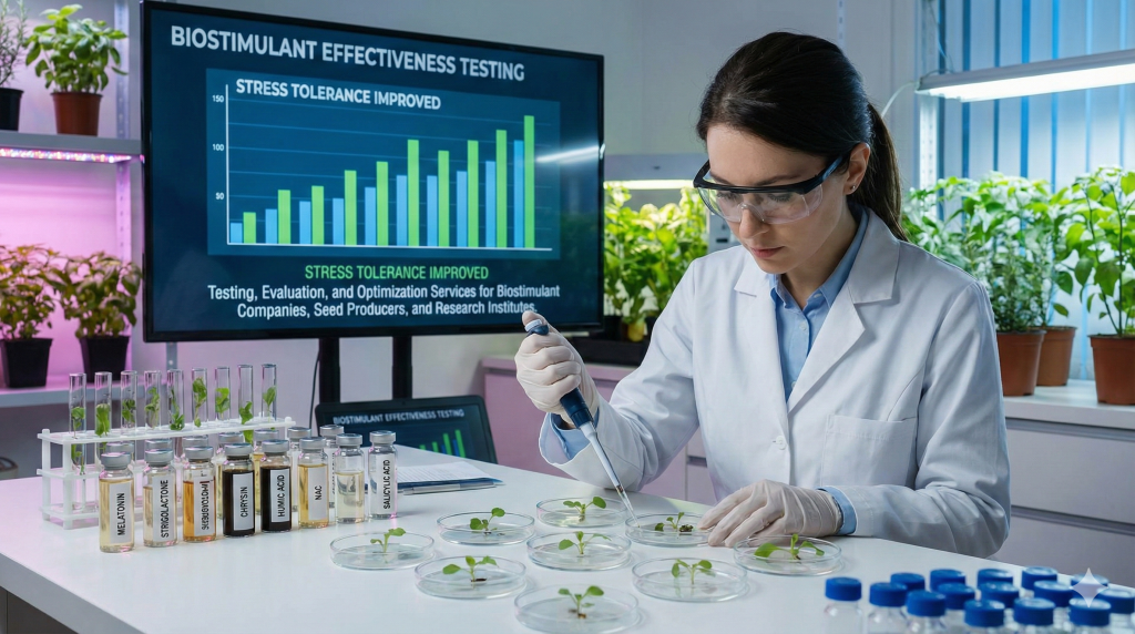 Biostimulant & Phytohormone Effectiveness Testing